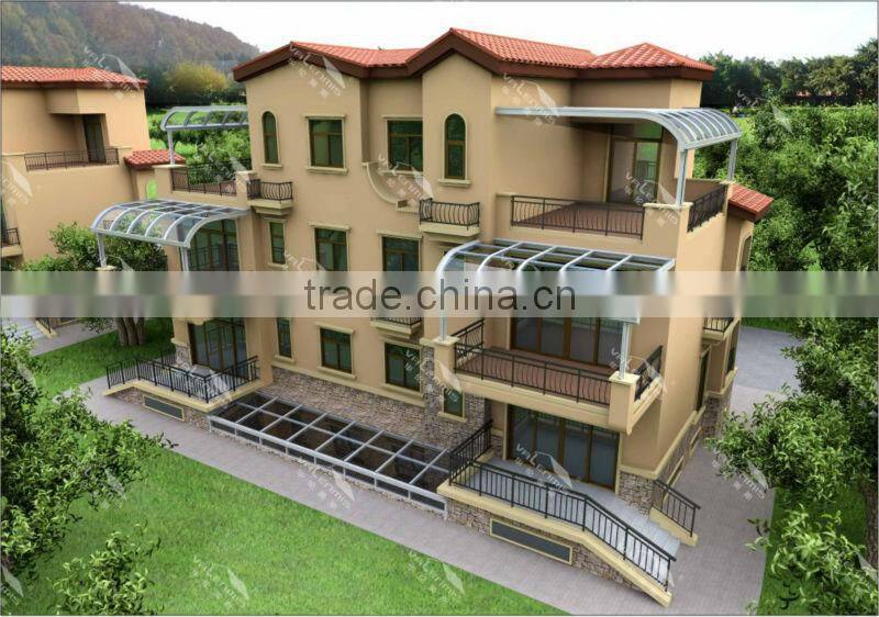 2016 Aluminum balcony awning with LED light