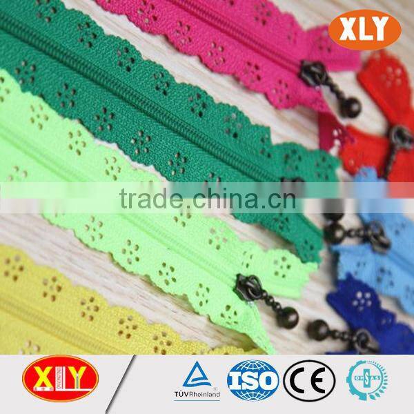 Nylon Coil Lace Zippers Tailor Craft For Purse Bag Clothes DIY