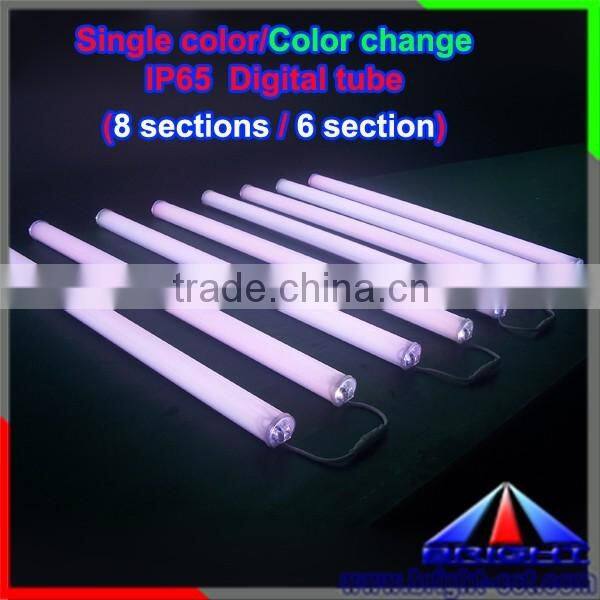 Intelligent Full Colors RGB LED digital tube for building lighting