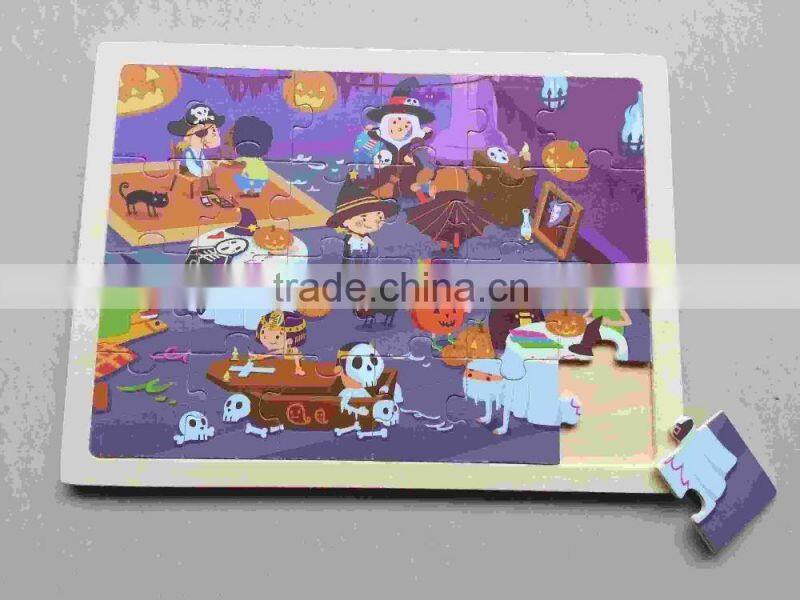2016 hot selling educational wooden puzzle for kids