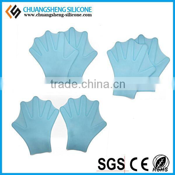 SILICONE SWIMMING HAND WEBBED SWIMMING GLOVES