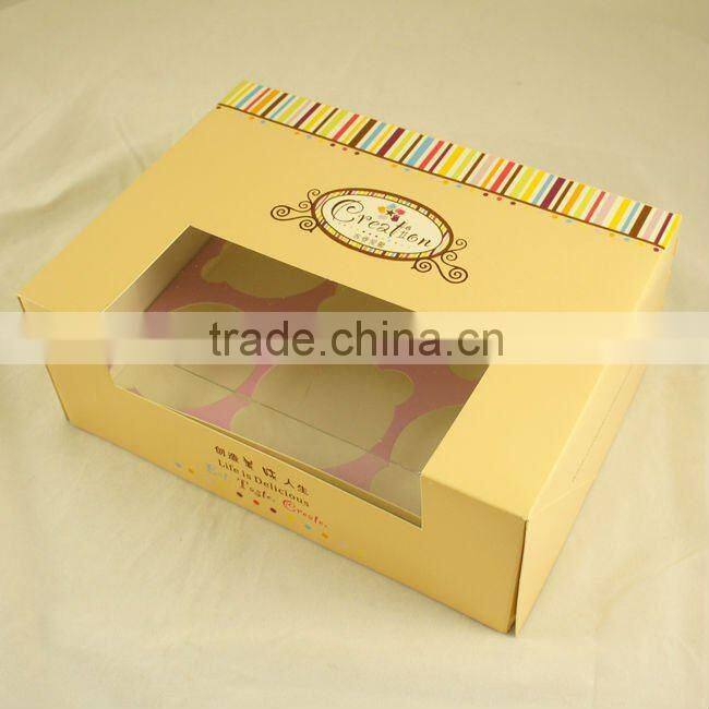 High quality 6 pcs cup cake box