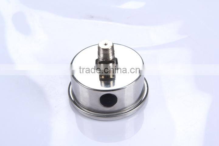 Durable Light Weight Easy To Read Clear Mini Pressure Gauge For Liquid Media