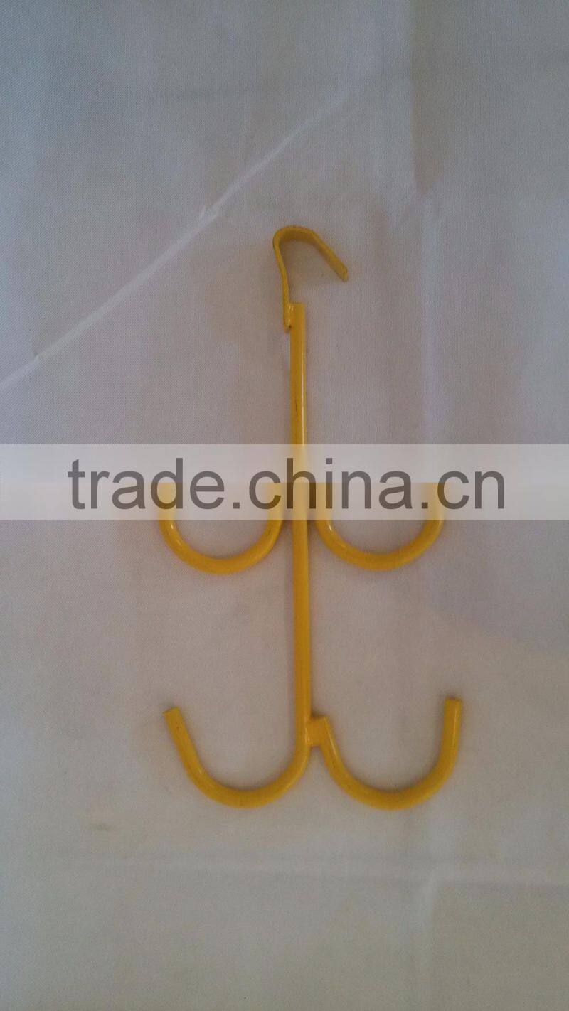 metal powder coated cable hanging hook