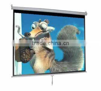 Manual 3D projector screen for home/office