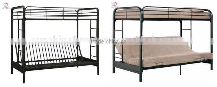 Cheap Living Room Heay Duty White Black Blue Red Metal Sofa Bunk Bed