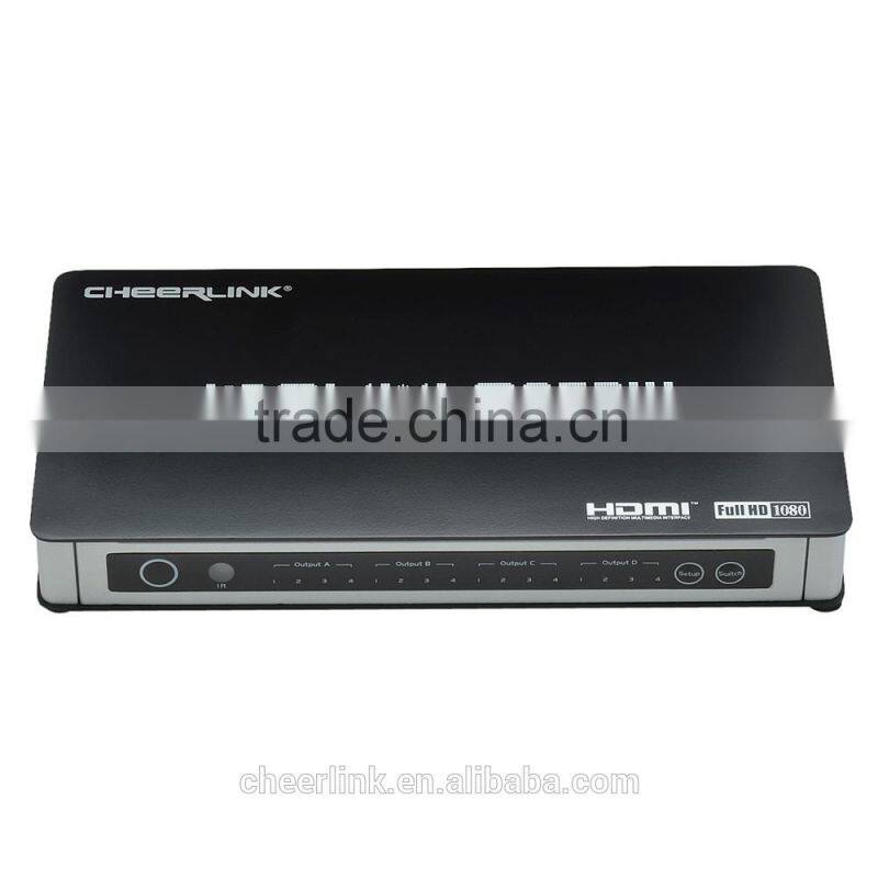 Full HD hdmi matrix Including Remote Control and Power Supply