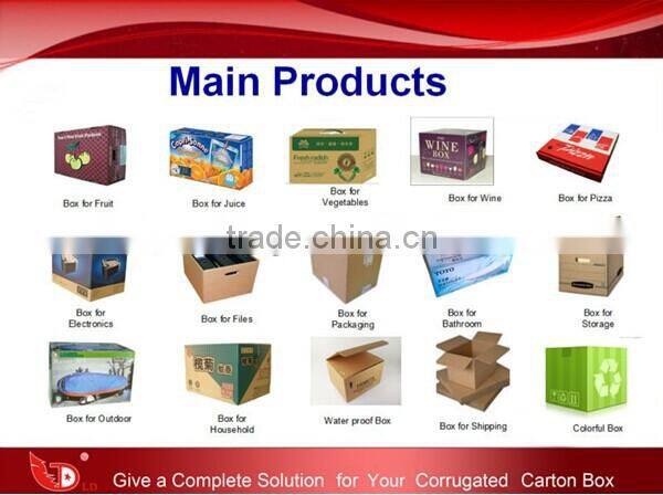 Good Quality Custom Printed Cardboard Waterproof Box for Delivery