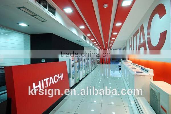 acrylic wall mount sign holder,acrylic stainless steel backlit 3d sign