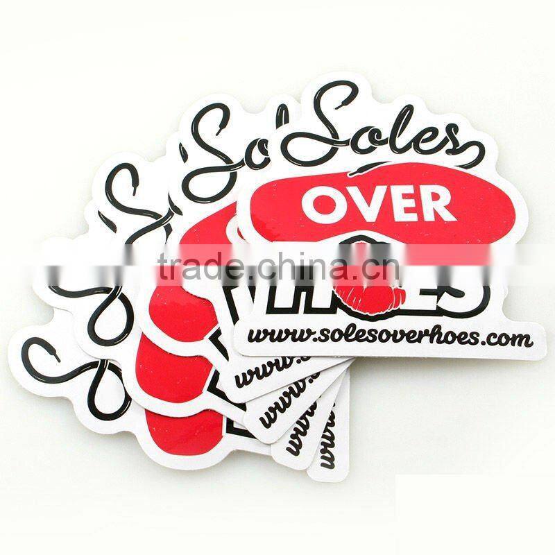 Fashion Customized Vinyl water transfer printing nail sticker,UV Protected custom puffy stickers ---DH20240