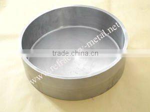 Tungsten and molybdenum crucible