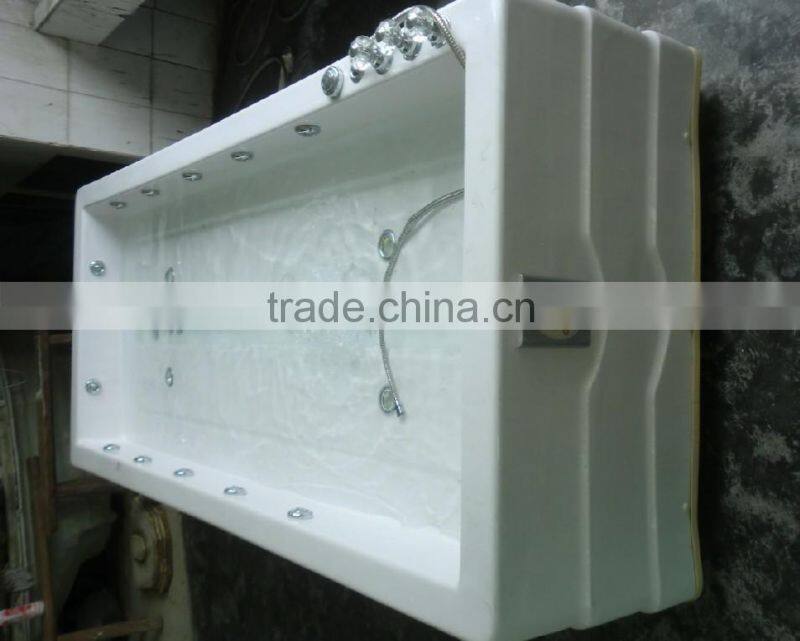hot selling chinese Acrylic Massage Healthy Salt Bath Bed