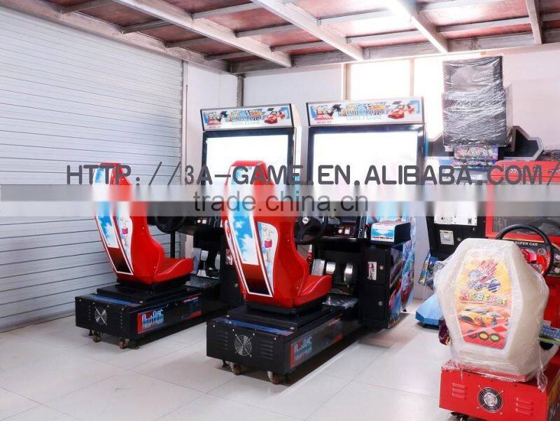 2016 42'' LCD Outrun Double Player Arcade Games Car Race Game Diving Video For Entertainment