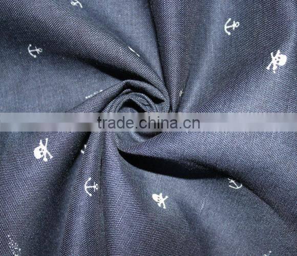 317 Printed Blend Linen Cotton Fabric