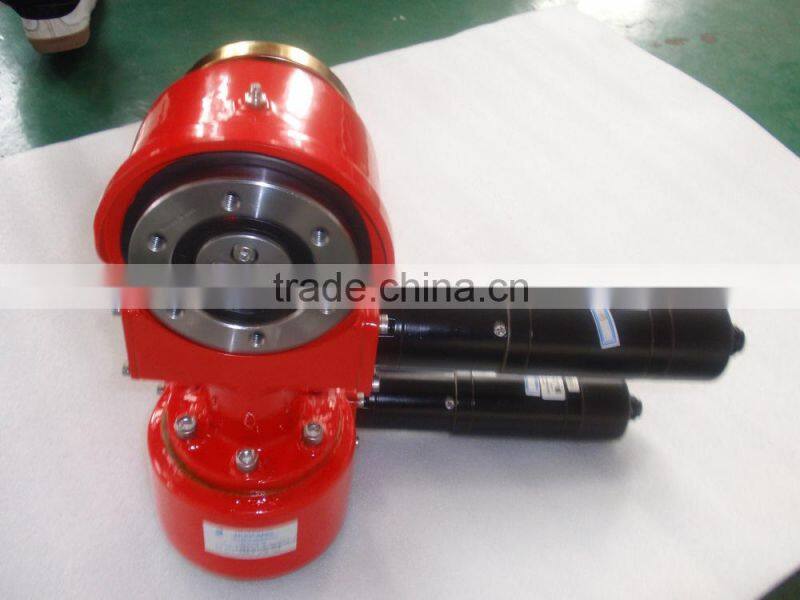 non-standard slew drive with helical gear for solar tracking system rotating parts