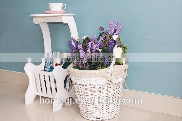 Livingroom multifunctional WPC End Table wooden floor standing end table