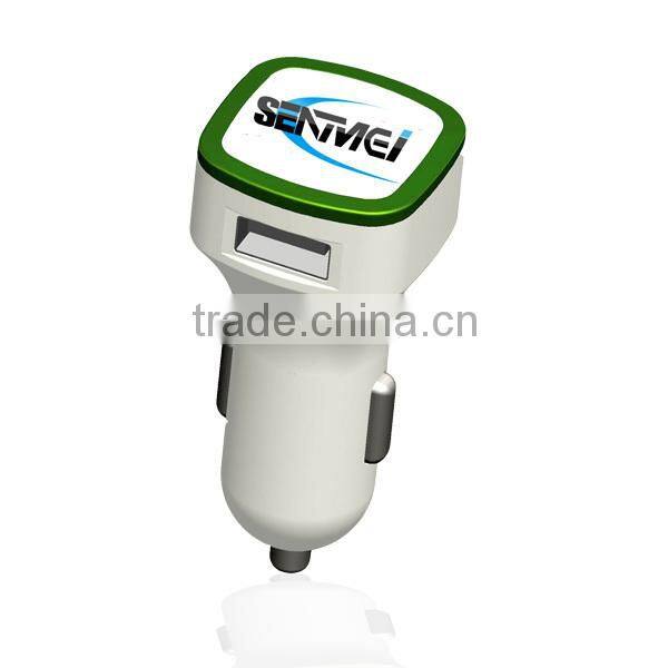 colorful made in china 2100mAh usb car charger mobile phone holder car charger