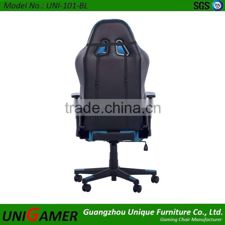 2016 New Design pu leather swivel racing style gaming office chairs with 3D armrest