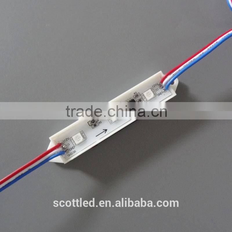 IP67 DC12v ucs1903 high brightness full color 7515 led pixel module for decorate