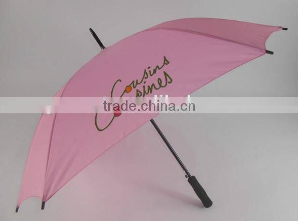 23"*8K xiamen electroplated frame square garden umbrella