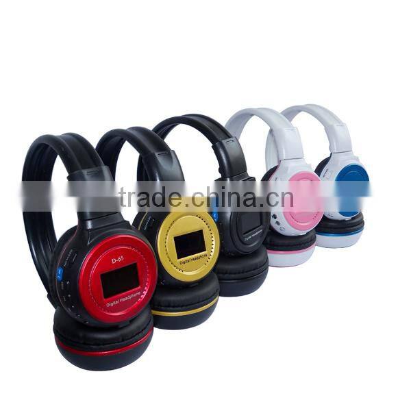 faschion wireless bluetooth headphone with fm radio ShenZhen manufacturer