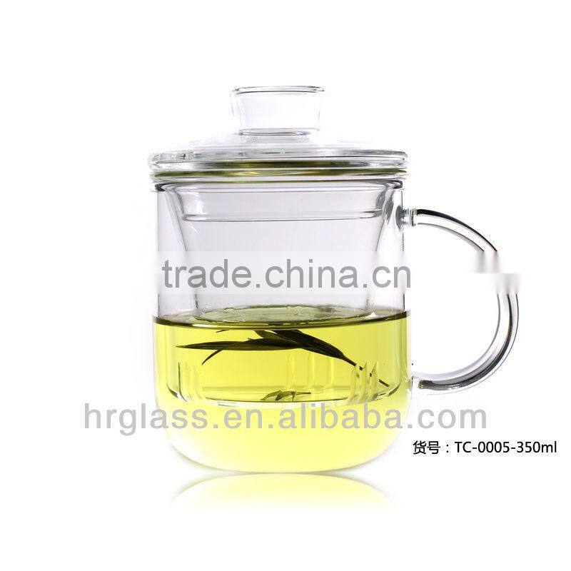 Factory direct wholesale glass tea cup mugs set