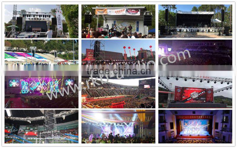 professional line array sound system/wooden speakers