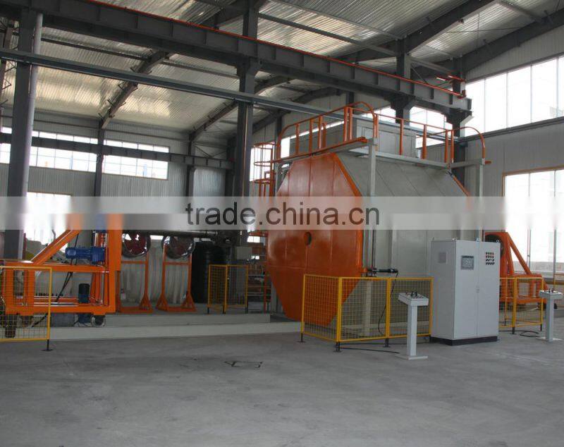 Automatic Shuttle Rotomolding Machine to produce plastic products