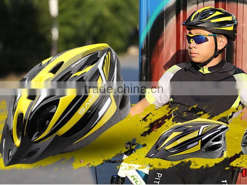 Professional Bike Helmets Outdoor Riding Sport Safety Helmet 18 hole with LED lights