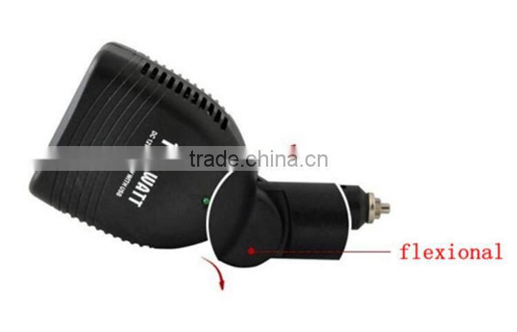 factory price DC12V 75w car power interver with USB