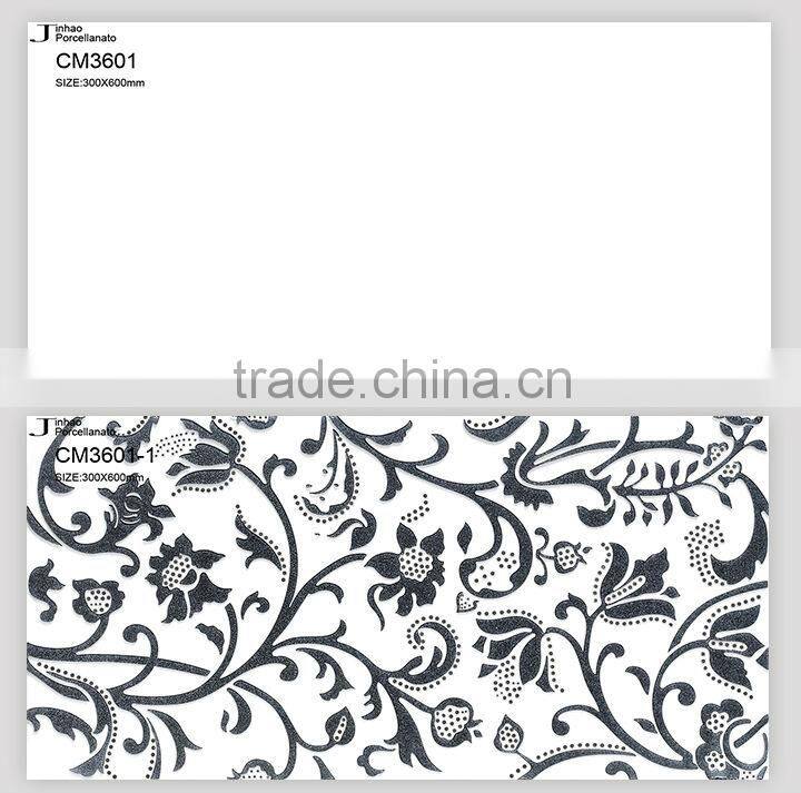 Glazed polished porcelain decorative italian tile