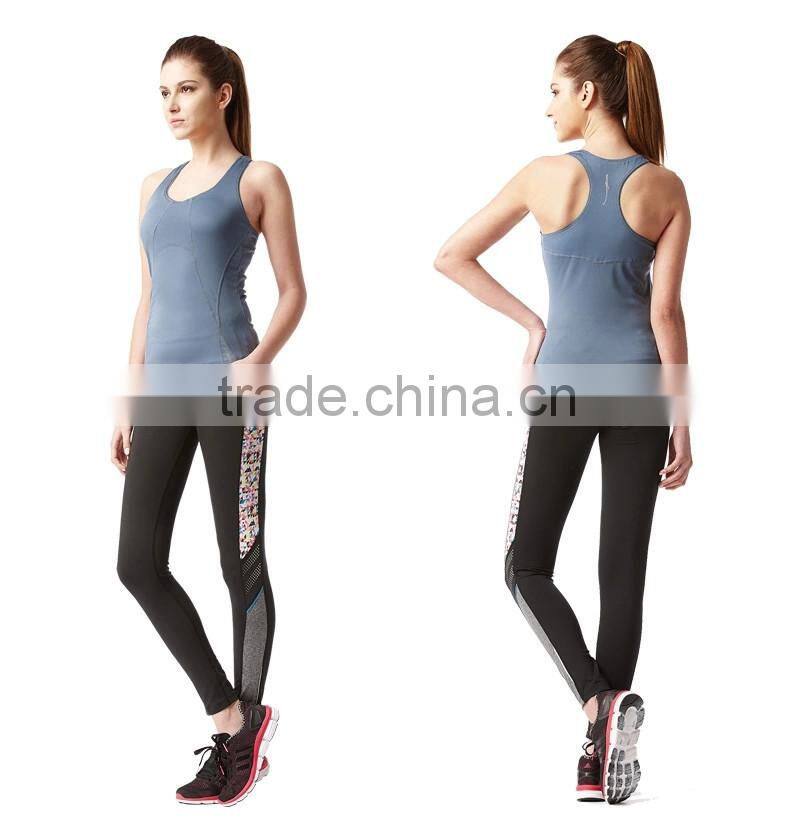 wholesale 2016 ladies's sexy high quality gym tank /sport t-shirts/yoga wear