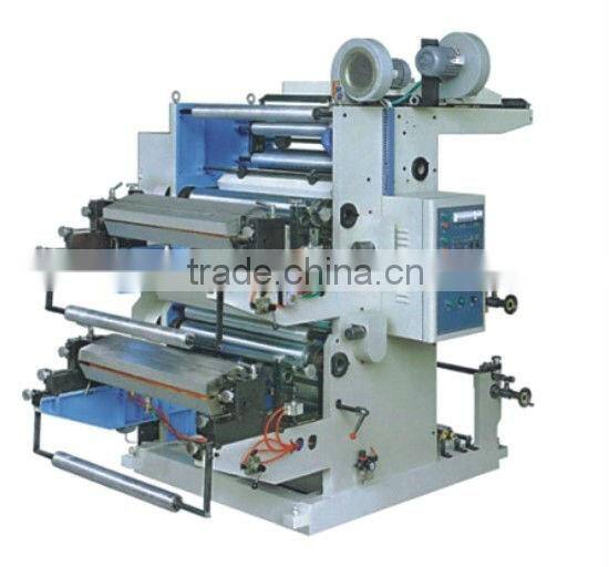 2 colours flexo printing machine
