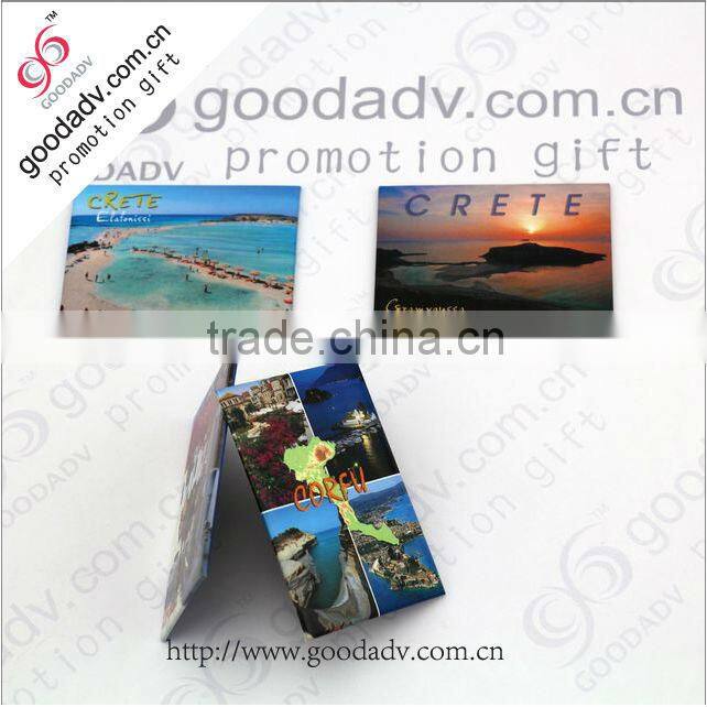 Wholesale souvenir gift fridge magnet metal magnetic sticker