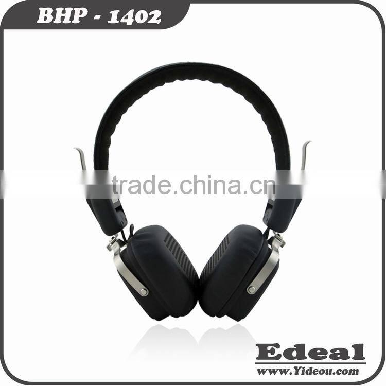 High quality Metal Fashion Wireless Bluetooth headphone with microphone