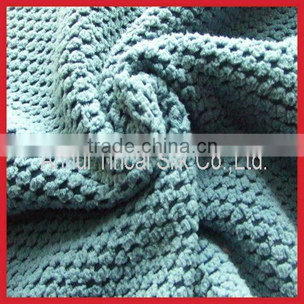 Polyester Jacquard Fur Fabric