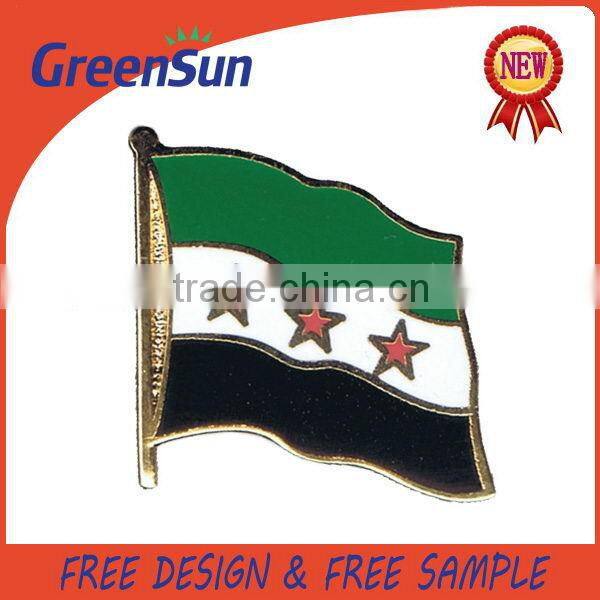 New Promotion personalized wooden lapel pin