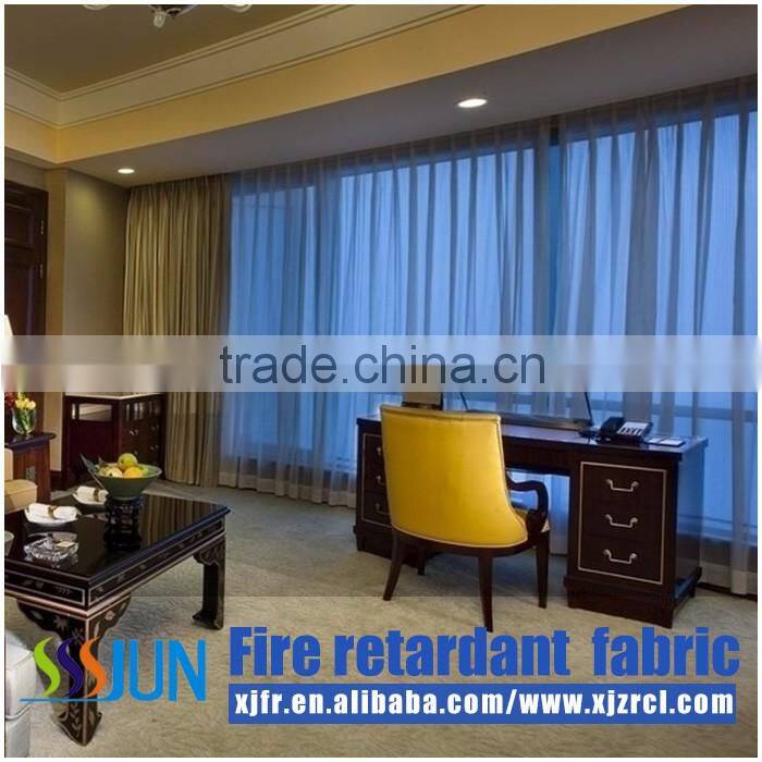 Flame Retardant Blackout Hotel Curtains/ Drapery window curtains