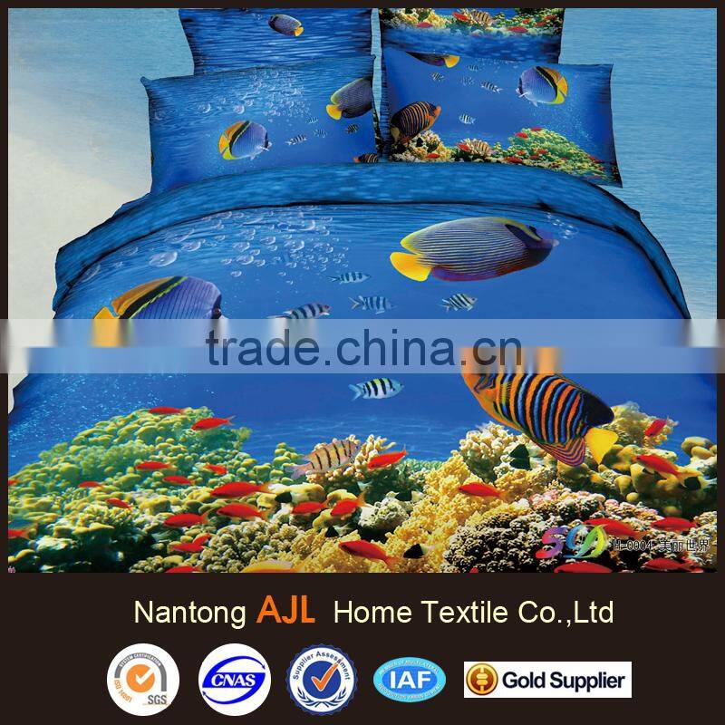Luxury 2015 high quality 3D duvet cover bedding set