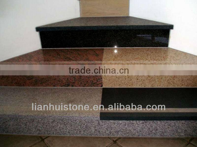 red granite stairs(steps)