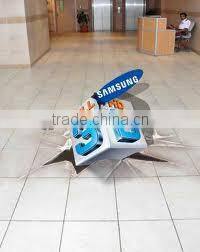 custom printing removable floor sticker