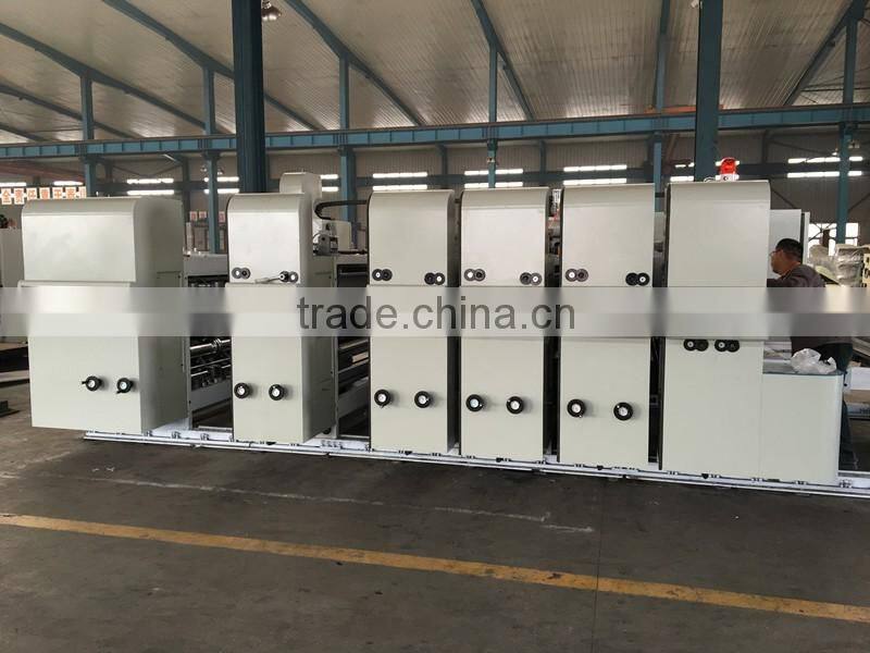 Hot sell carton flexo printing and die cutting machine