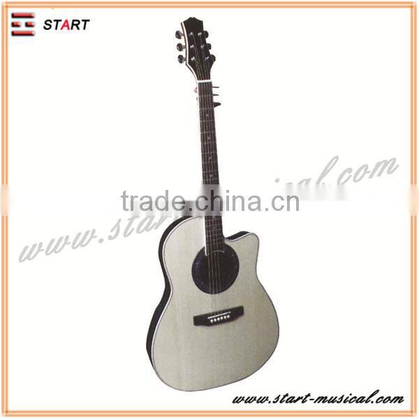 Cheapest hot-selling white acoustic guitar
