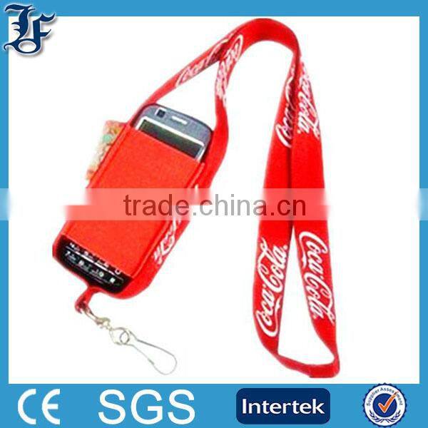 mobile phone lanyards polyester printing