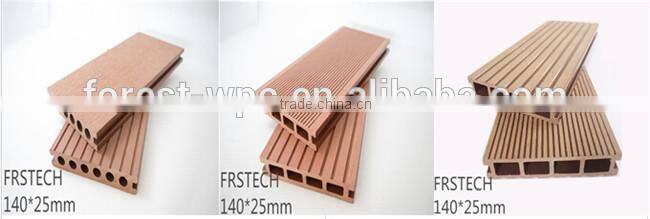 grooved deck board good quality material ecofriendly deck board