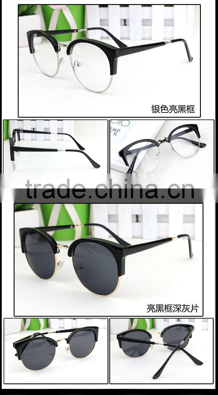 Fashion round frame glasses for men and women