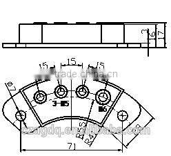 Simple Mounting Generator Bridge Rectifier