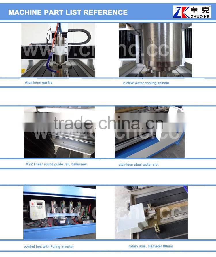 Small Mini Woodworking machinery engraving cutting for small area rosewood ZK-6090 600*900mm