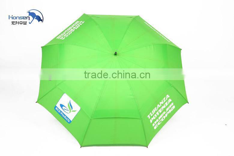 Windproof Advertising golf umbrella Custom Print Air Rain umbrella