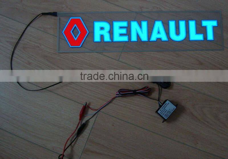 400mmX100mm EL flash car sticker,EL flashing sticker,equalizer el car sticker